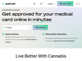 'leafwell.com' screenshot