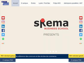 'monsieur-ecoles-de-commerce.com' screenshot