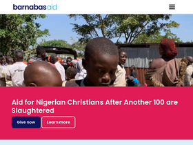 'barnabasfund.org' screenshot