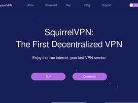 'squirrelvpn.com' screenshot