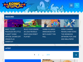 'sonicstadium.org' screenshot