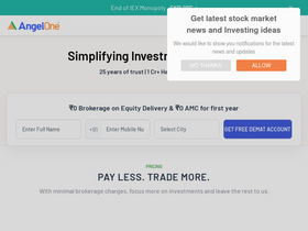 'angelbroking.com' screenshot