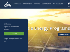 'nespower.com' screenshot