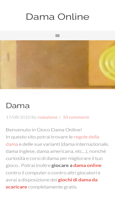 Dama live contro altri Giocatori – Dama Online