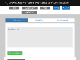 'mysavelinks.com' screenshot