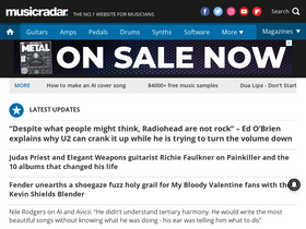 'musicradar.com' screenshot