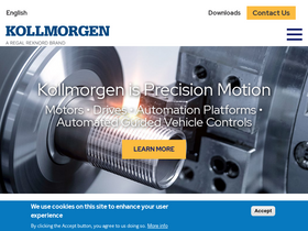 'kollmorgen.com' screenshot
