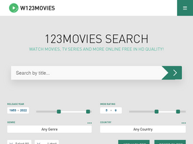 'w123movies.co' screenshot