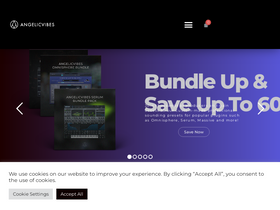 'angelicvibes.com' screenshot