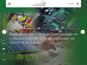 'francophonie.org' screenshot