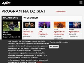 'axn.pl' screenshot