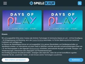 'spielekauf.de' screenshot