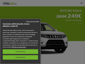 'miacar.it' screenshot