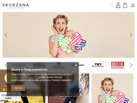 'skorzana.com' screenshot