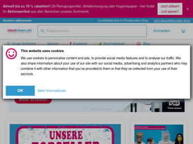 'idealclean.de' screenshot