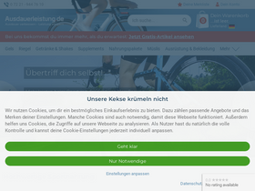 'ausdauerleistung.de' screenshot