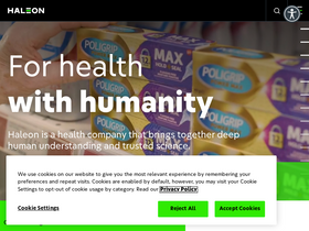 'haleon.com' screenshot