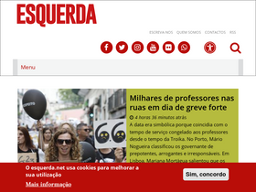'esquerda.net' screenshot