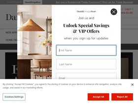 'danishdesignstore.com' screenshot