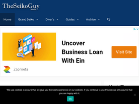 'theseikoguy.com' screenshot
