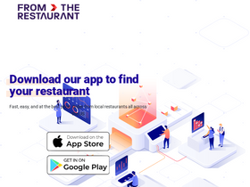 'fromtherestaurant.com' screenshot