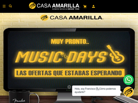 'casamarilla.cl' screenshot