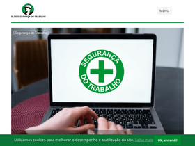 'blogsegurancadotrabalho.com.br' screenshot