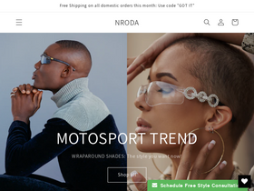 nroda homepage screenshot