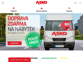 'kuchyne.asko-nabytek.cz' screenshot