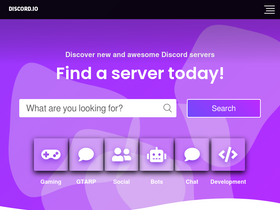 'discord.io' screenshot
