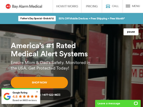 'bayalarmmedical.com' screenshot