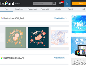 'ibispaint.com' screenshot