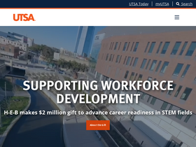 'utsa.edu' screenshot