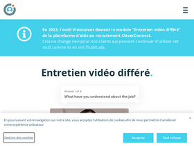 'visiotalent.com' screenshot