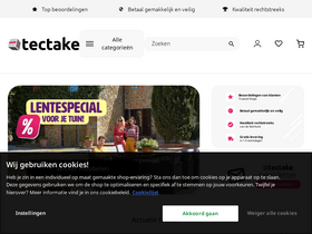 'tectake.nl' screenshot