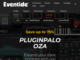 'eventideaudio.com' screenshot