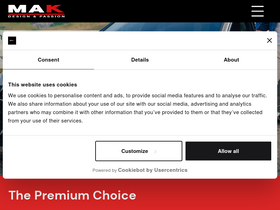 'makwheels.it' screenshot