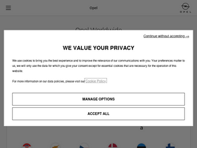 'opel.com' screenshot
