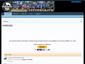 'imtbtrails.com' screenshot