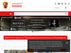 'lodzkie.pl' screenshot