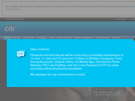 'citibank.com.sg' screenshot
