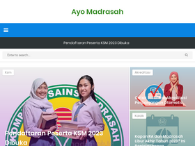 'ayomadrasah.id' screenshot