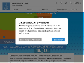 'nak-west.de' screenshot