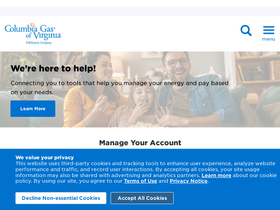 'columbiagasva.com' screenshot