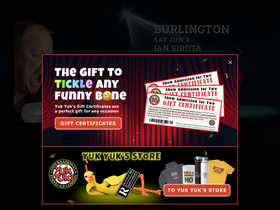 'yukyuks.com' screenshot