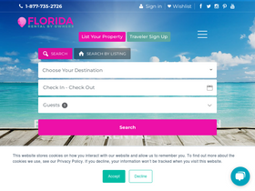 'floridarentalbyowners.com' screenshot