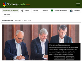 'gomeraverde.es' screenshot