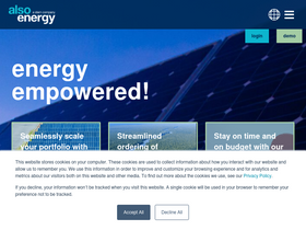 'alsoenergy.com' screenshot
