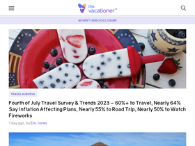 'thevacationer.com' screenshot