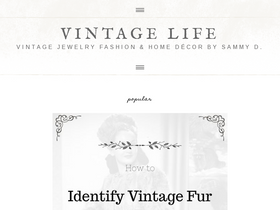 'sammydvintage.com' screenshot